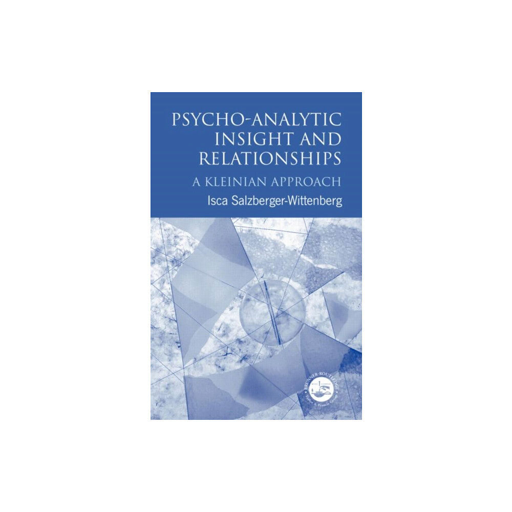 Taylor & francis ltd Psycho-Analytic Insight and Relationships (häftad, eng)