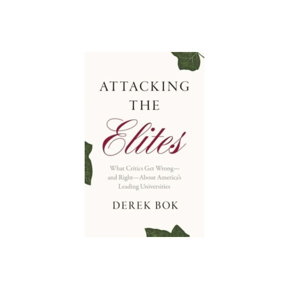 Yale university press Attacking the Elites (inbunden, eng)