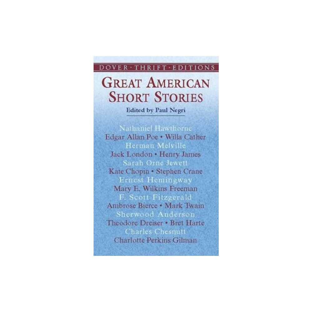Dover publications inc. Great American Short Stories (häftad, eng)