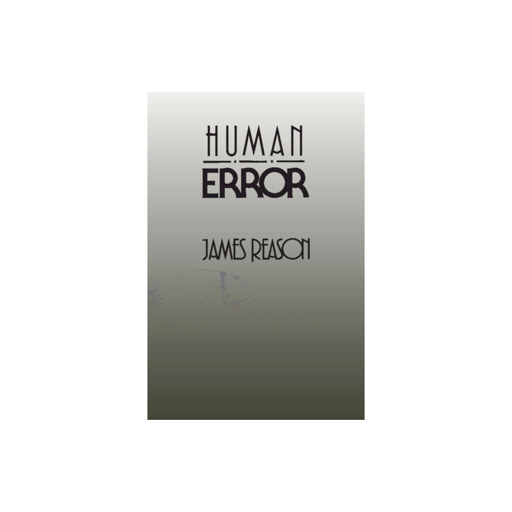 Cambridge University Press Human Error (häftad, eng)