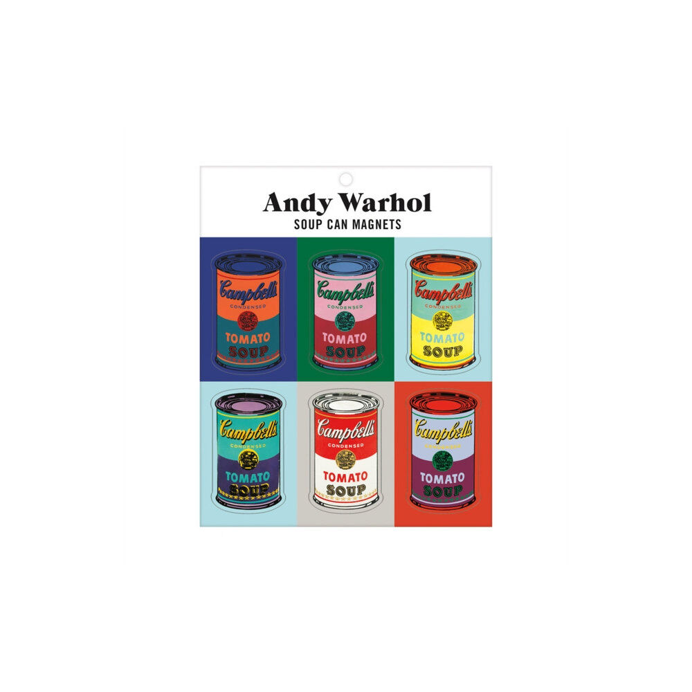 Galison Andy Warhol Soup Can Magnets