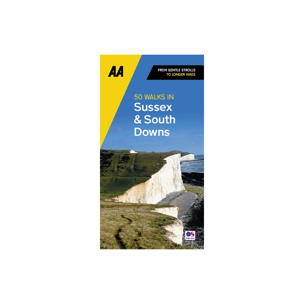 AA Publishing 50 Walks in Sussex & South Downs (häftad, eng)