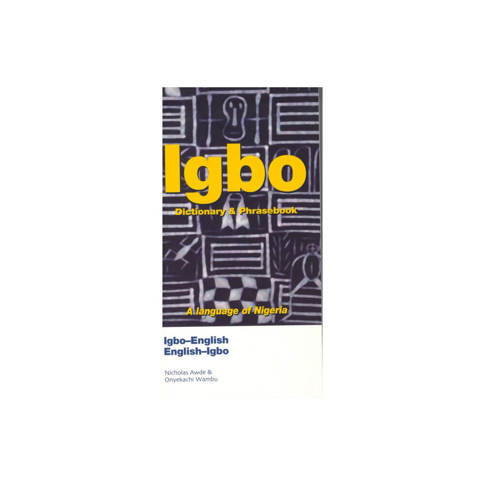 Hippocrene Books Inc.,U.S. Igbo-English/English-Igbo Dictionary & Phrasebook (häftad, eng)