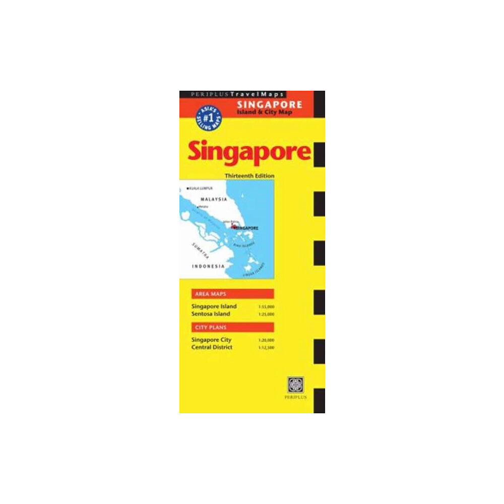 Periplus Editions Singapore Travel Map Thirteenth Edition