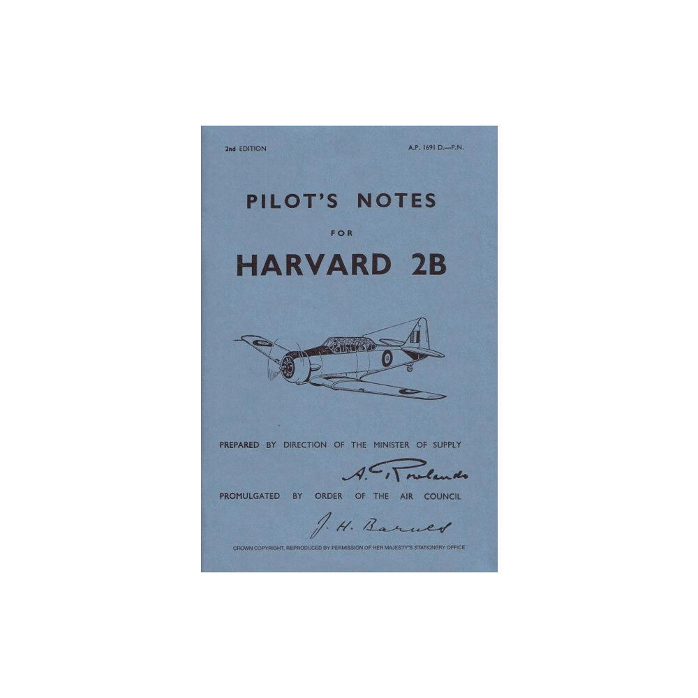 Crecy Publishing Harvard 2B Pilot's Notes (häftad, eng)