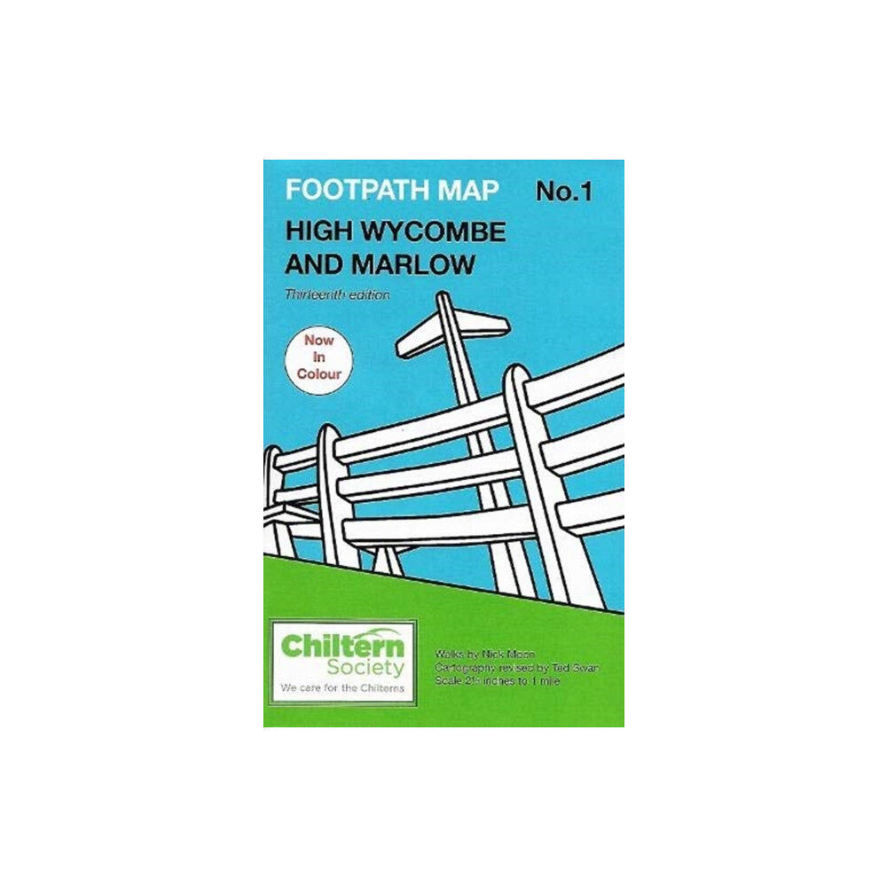 Chiltern Society Chiltern Society Footpath Map No. 1 High Wycombe and Marlow (häftad, eng)