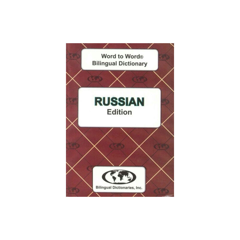 Bilingual Dictionaries, Incorporated English-Russian & Russian-English Word-to-Word Dictionary (häftad, eng)