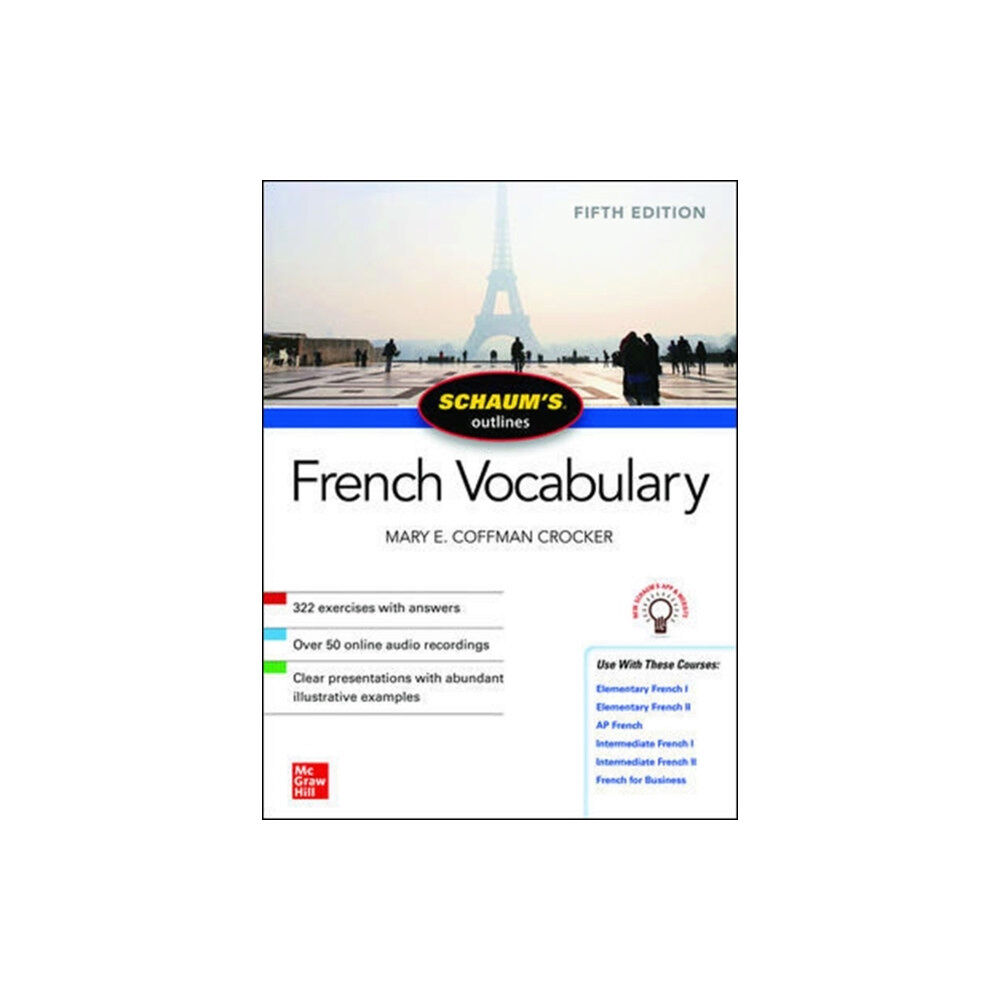 McGraw-Hill Education Schaum's Outline of French Vocabulary, Fifth Edition (häftad, eng)