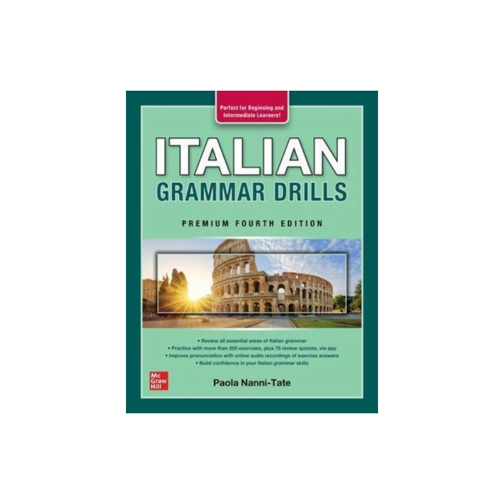 McGraw-Hill Education Italian Grammar Drills, Premium Fourth Edition (häftad, eng)