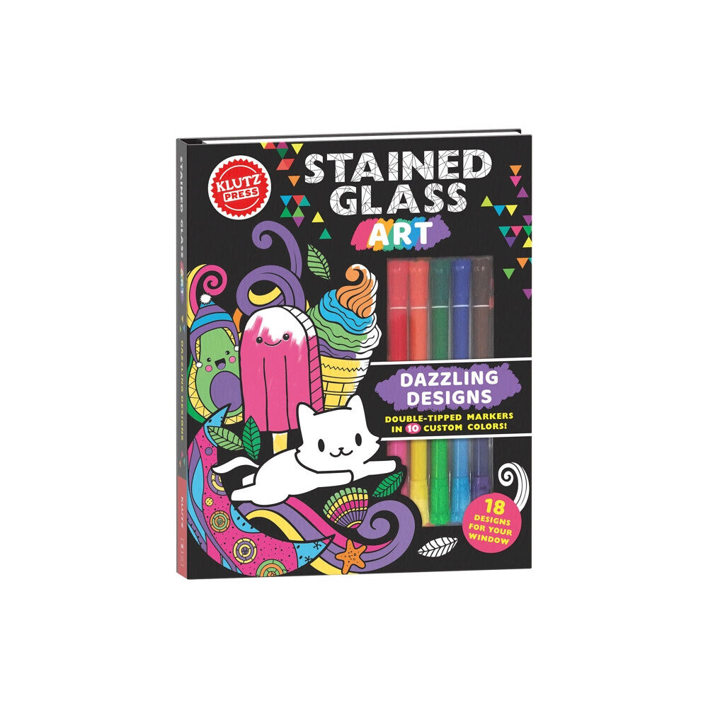 Not Stated Stained Glass Art: Dazzling Designs (Klutz Activity Book)