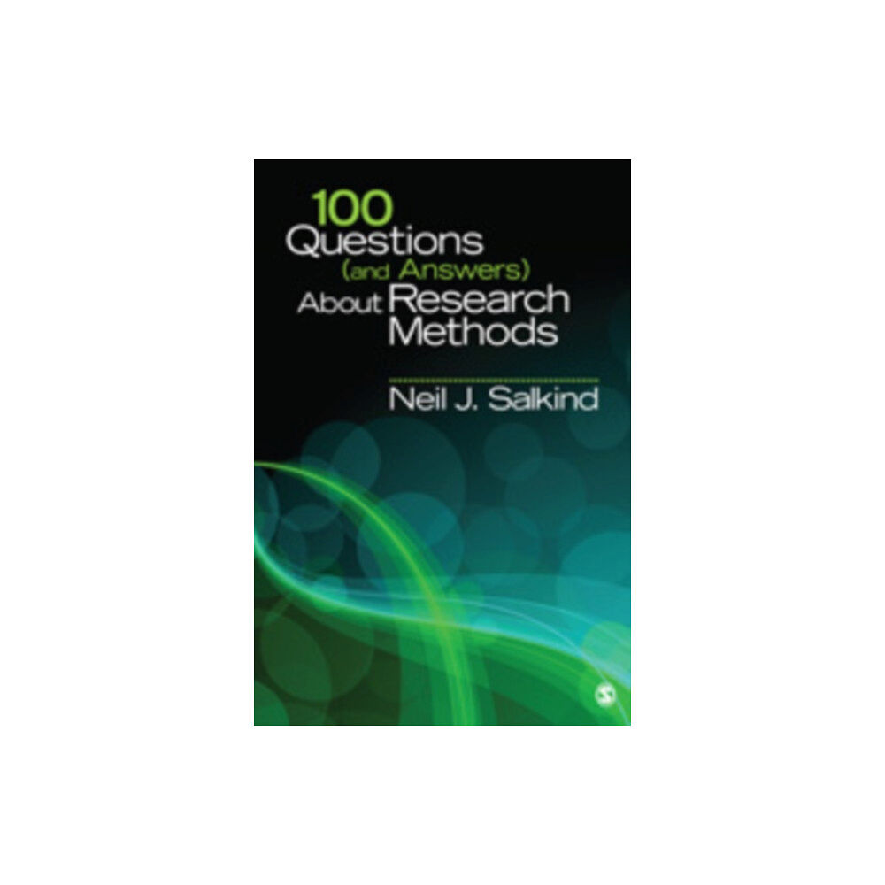 Sage publications inc 100 Questions (and Answers) About Research Methods (häftad, eng)