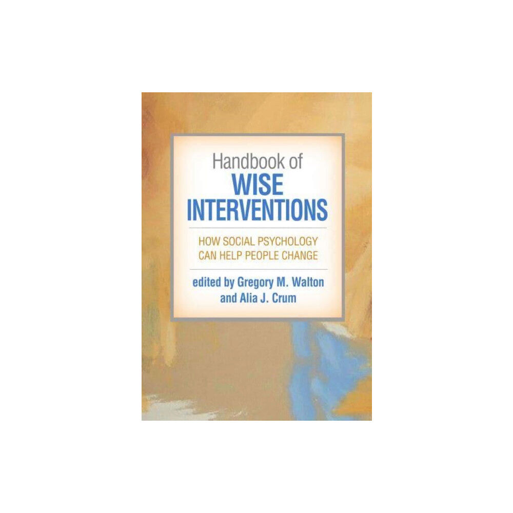 Guilford Publications Handbook of Wise Interventions (häftad, eng)