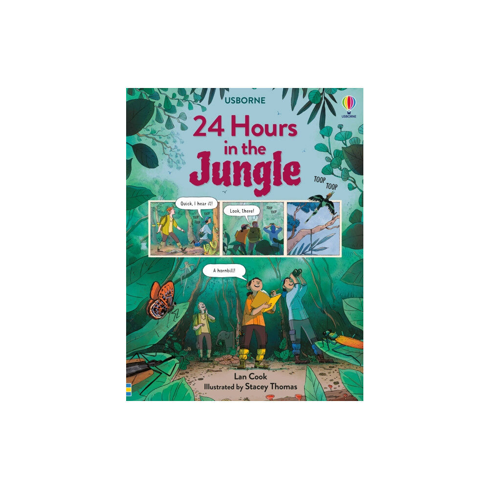 Usborne Publishing Ltd 24 Hours in the Jungle (inbunden, eng)