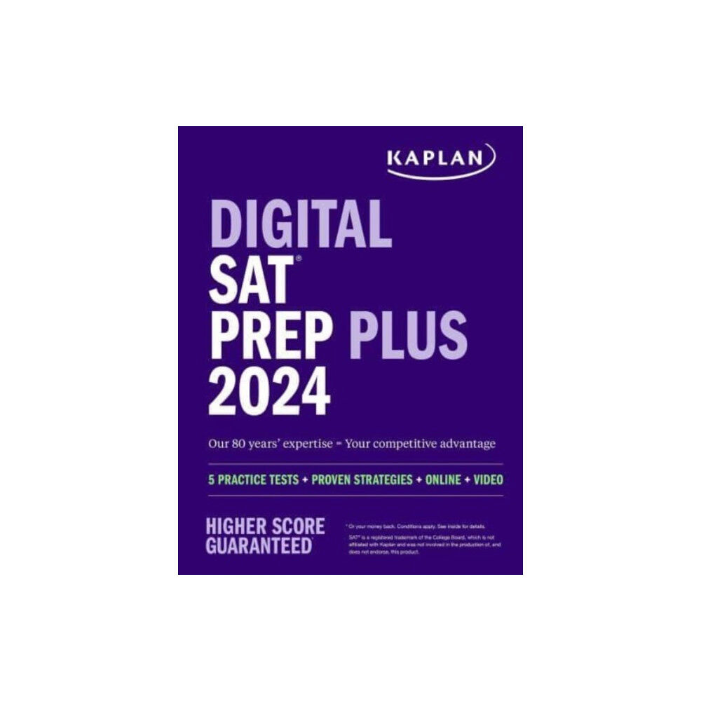 Kaplan Publishing Digital SAT Prep Plus 2024: Prep Book, 1 Realistic Full Length Practice Test, 700+ Practice Questions (häftad, eng)