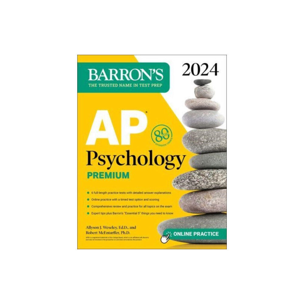 Kaplan Publishing AP Psychology Premium, 2024: Comprehensive Review With 6 Practice Tests + an Online Timed Test Option (häftad, eng)