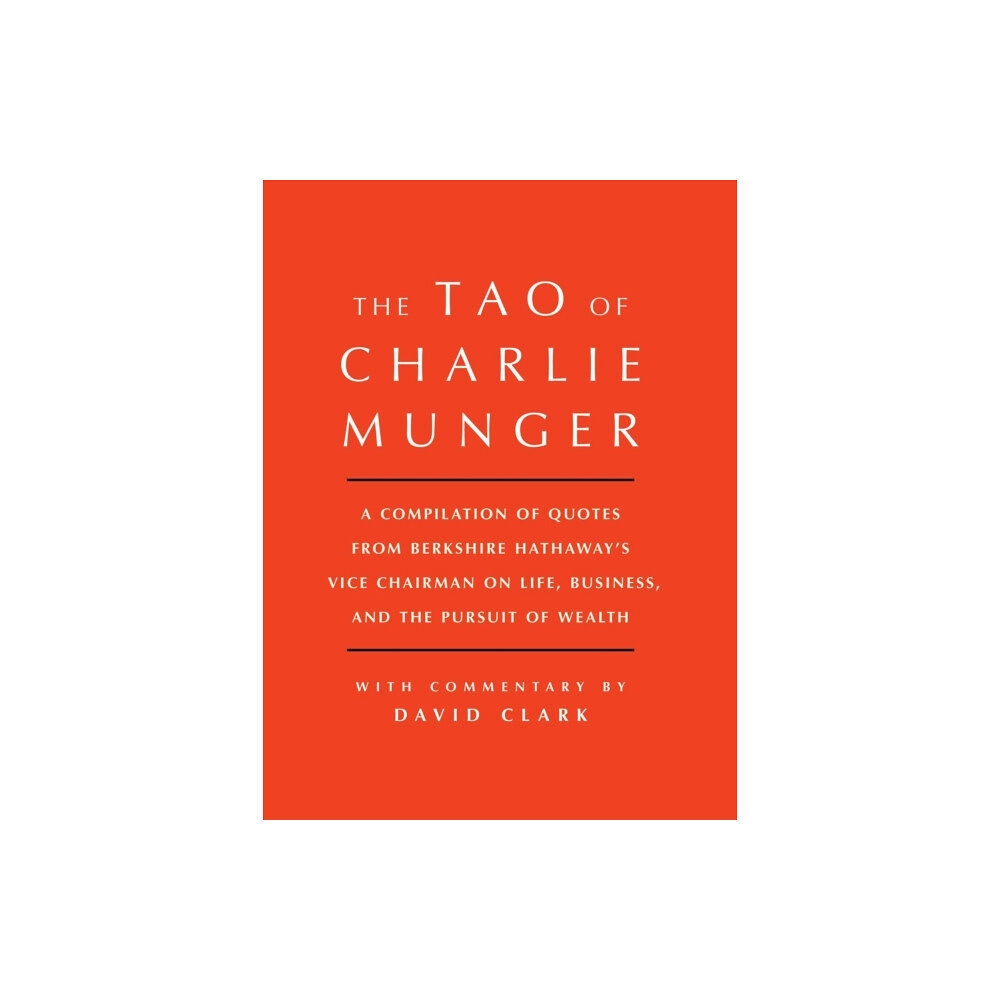 Simon & Schuster Tao of Charlie Munger (inbunden, eng)