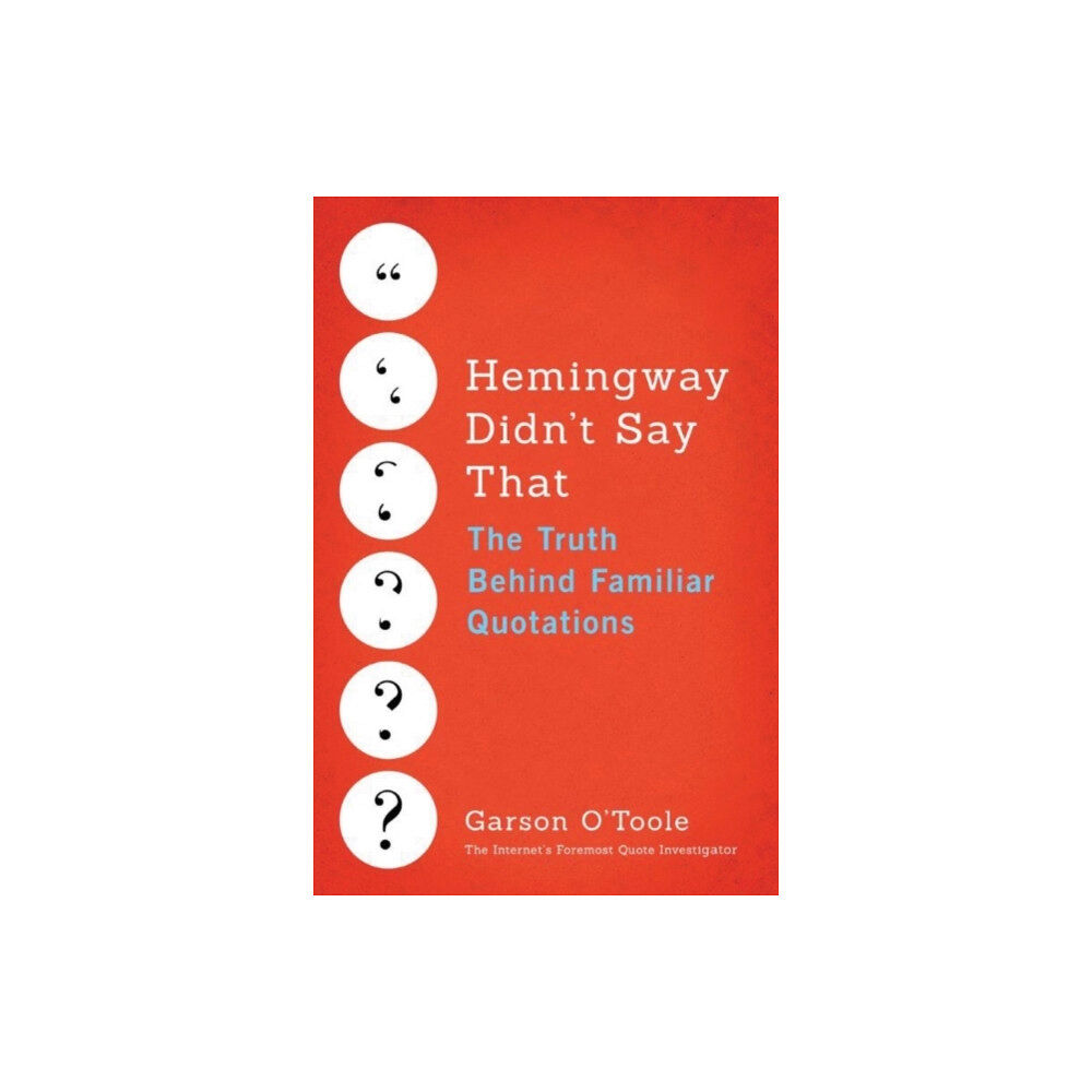 Amazon Publishing Hemingway Didn't Say That (inbunden, eng)