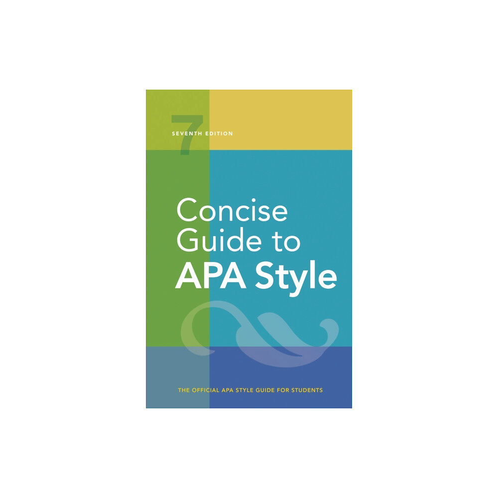 American Psychological Association Concise Guide to APA Style (bok, spiral, eng)