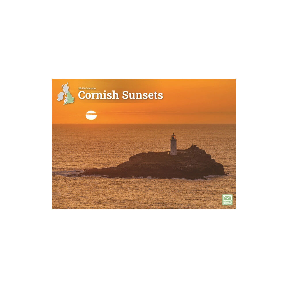 Carousel Calendars Cornish Sunsets A4 Calendar 2025 (häftad, eng)