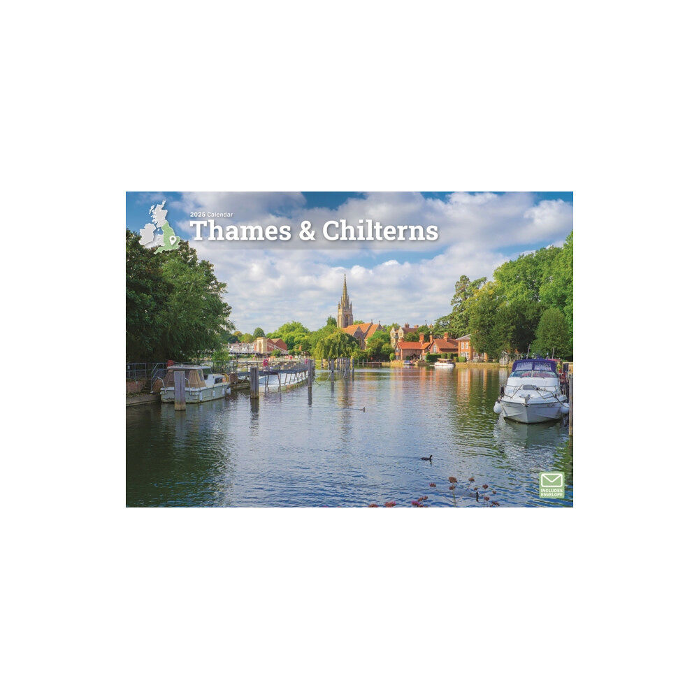 Carousel Calendars Thames & Chilterns A4 Calendar 2025 (häftad, eng)