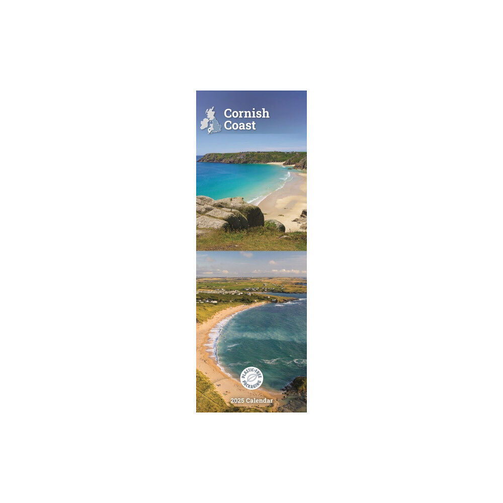 Carousel Calendars Cornish Coast Slim Calendar 2025 (häftad, eng)