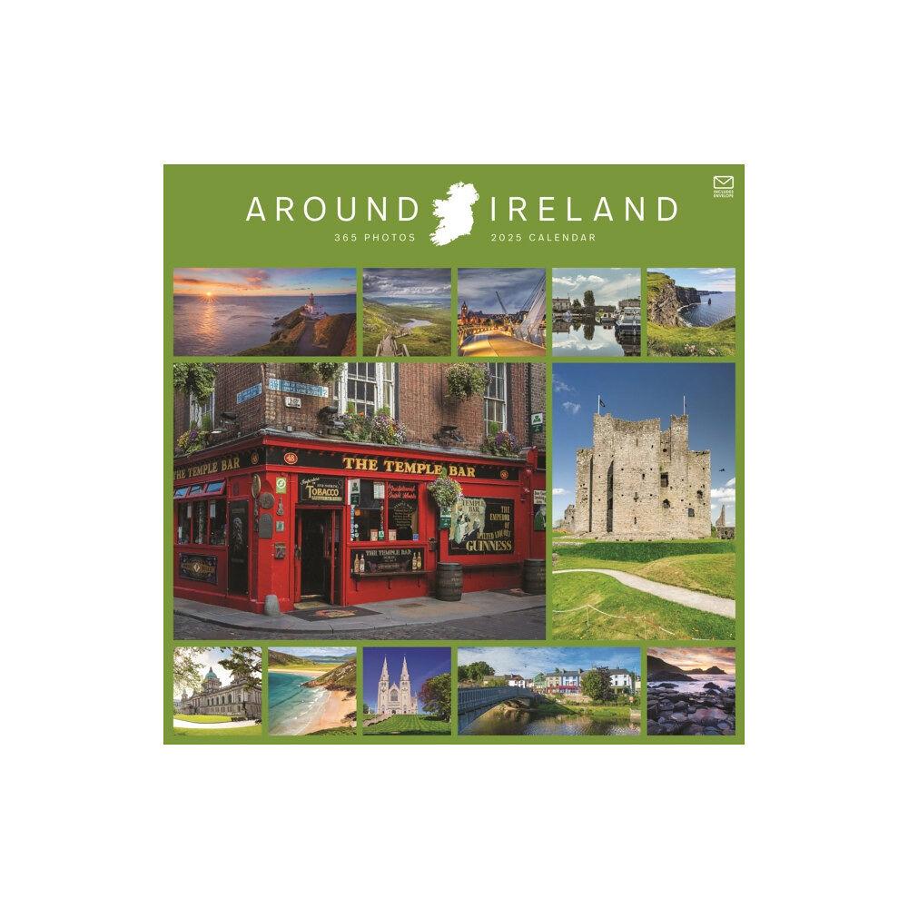 Carousel Calendars Around Ireland Square Wall Calendar 2025 (häftad, eng)