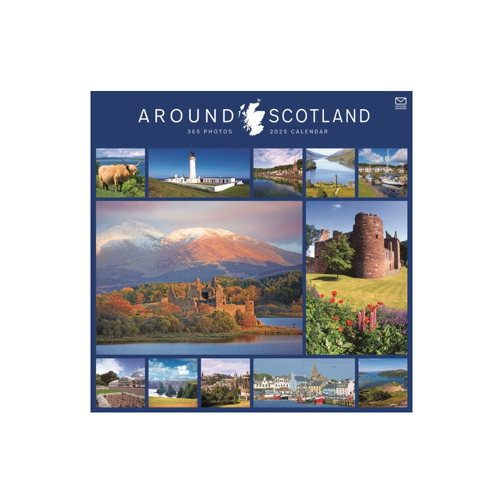 Carousel Calendars Around Scotland Square Wall Calendar 2025 (häftad, eng)