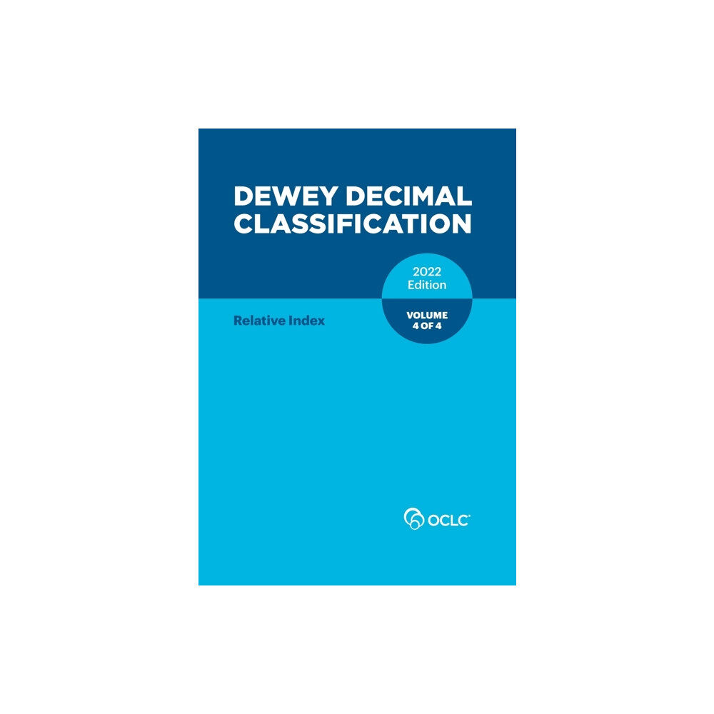 OCLC Dewey Decimal Classification, 2022 (Relative Index) (Volume 4 of 4) (häftad, eng)