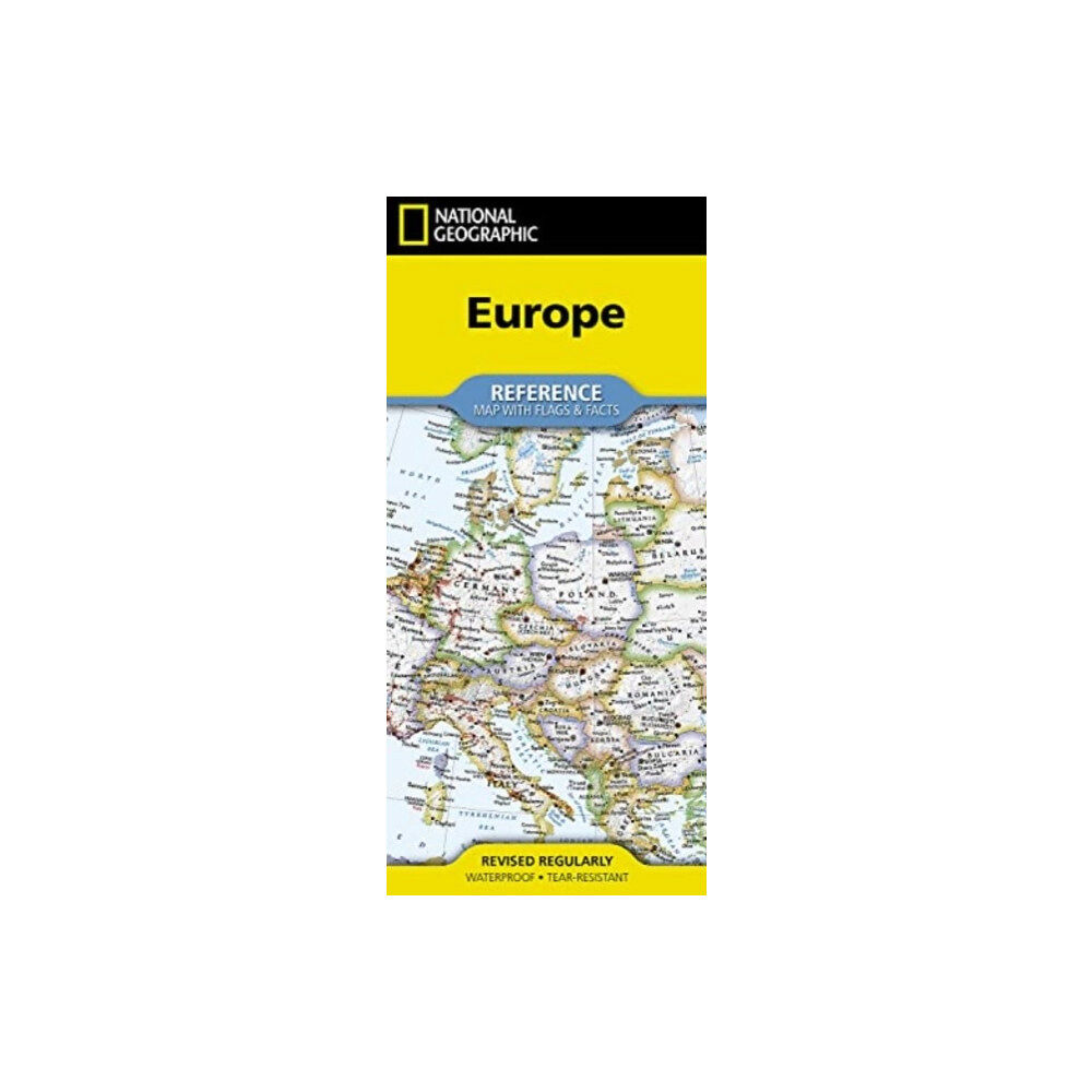 National Geographic Maps National Geographic Europe Map (Folded with Flags and Facts)