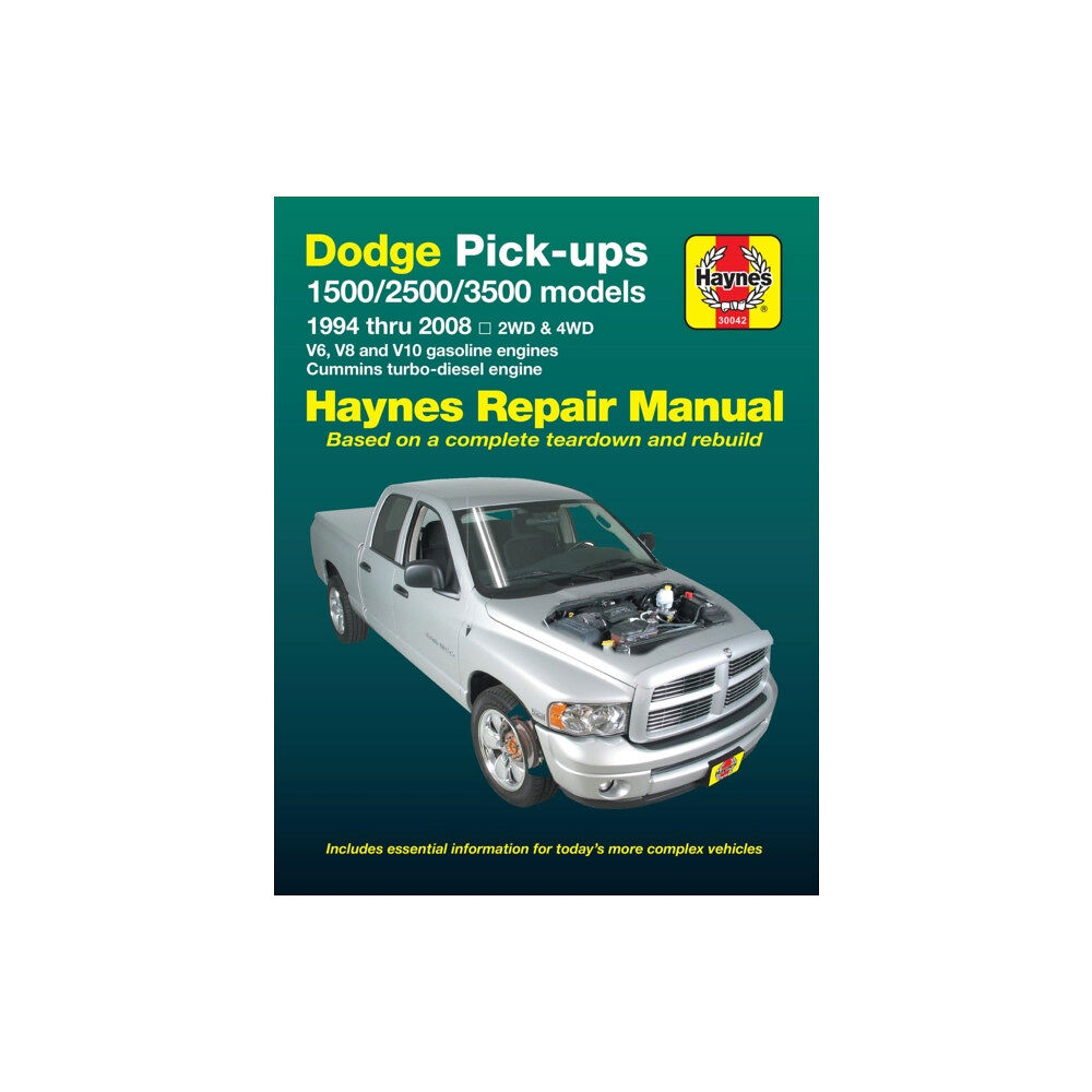 Haynes Manuals Inc Dodge Ram 1500, 2500, 3500, (1994 - 2008) (häftad, eng)