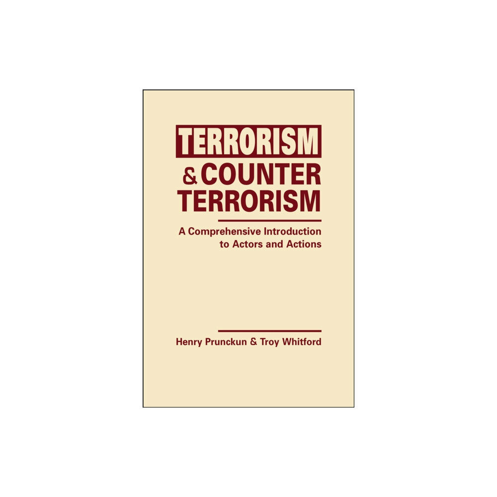 Lynne Rienner Publishers Inc Terrorism and Counterterrorism (inbunden, eng)