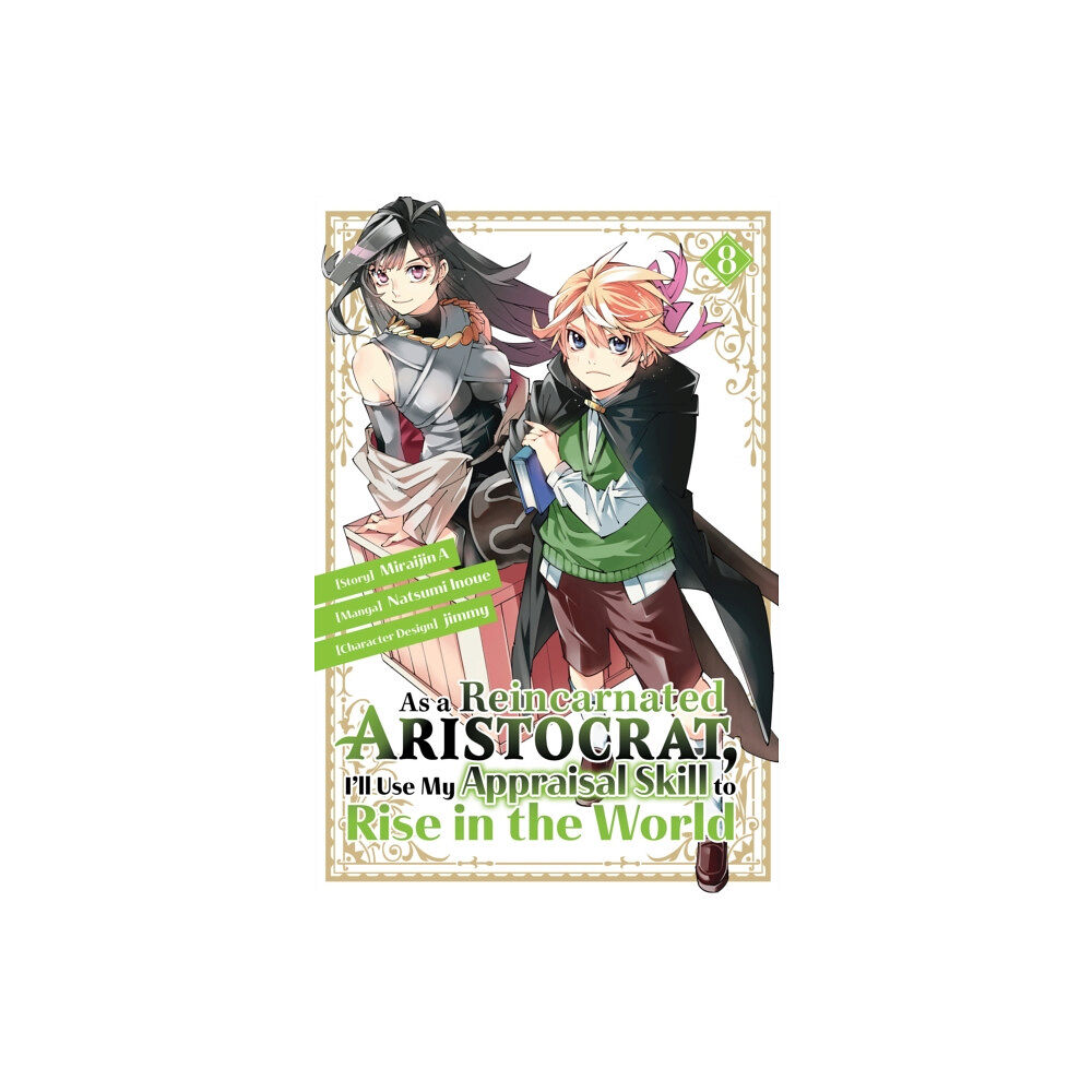 Kodansha America, Inc As a Reincarnated Aristocrat, I'll Use My Appraisal Skill to Rise in the World 8 (manga) (häftad, eng)