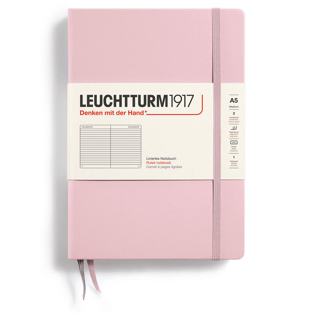 Leuchtturm1917 LT NOTEBOOK A5 Hard Ruled Muted Powder