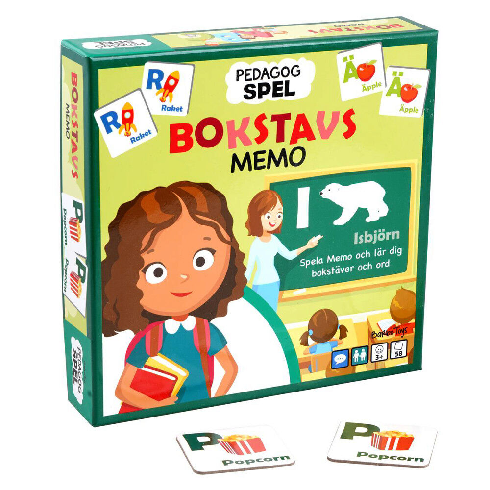 Barbo Toys Barbo Pedagog Spel Bokstavsmemo (SE)