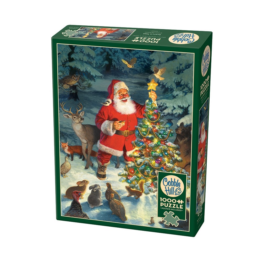 Cobble Hill Puzzle Santa's Tree 1000p