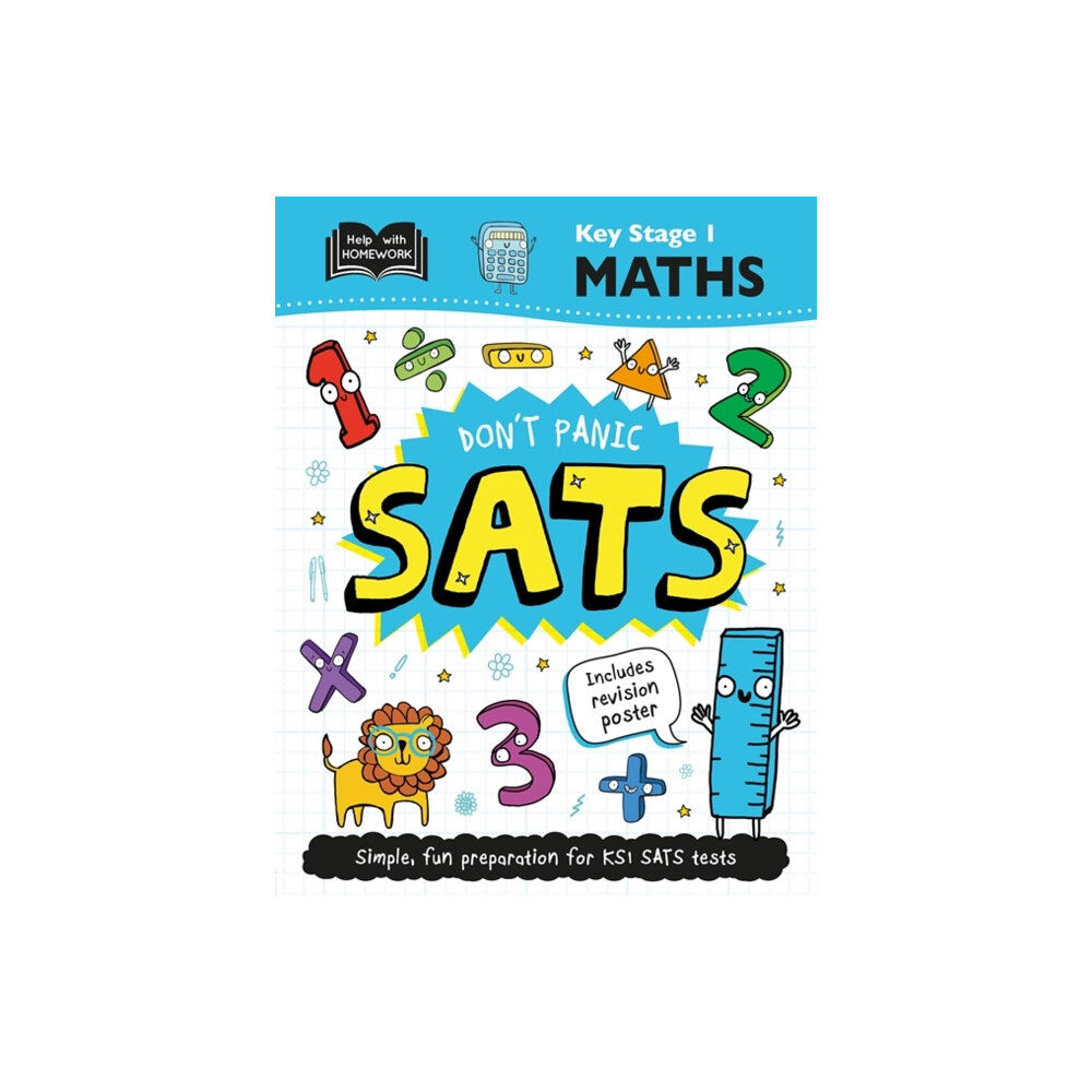 Bonnier Books Ltd Key Stage 1 Maths: Don't Panic SATs (häftad, eng)