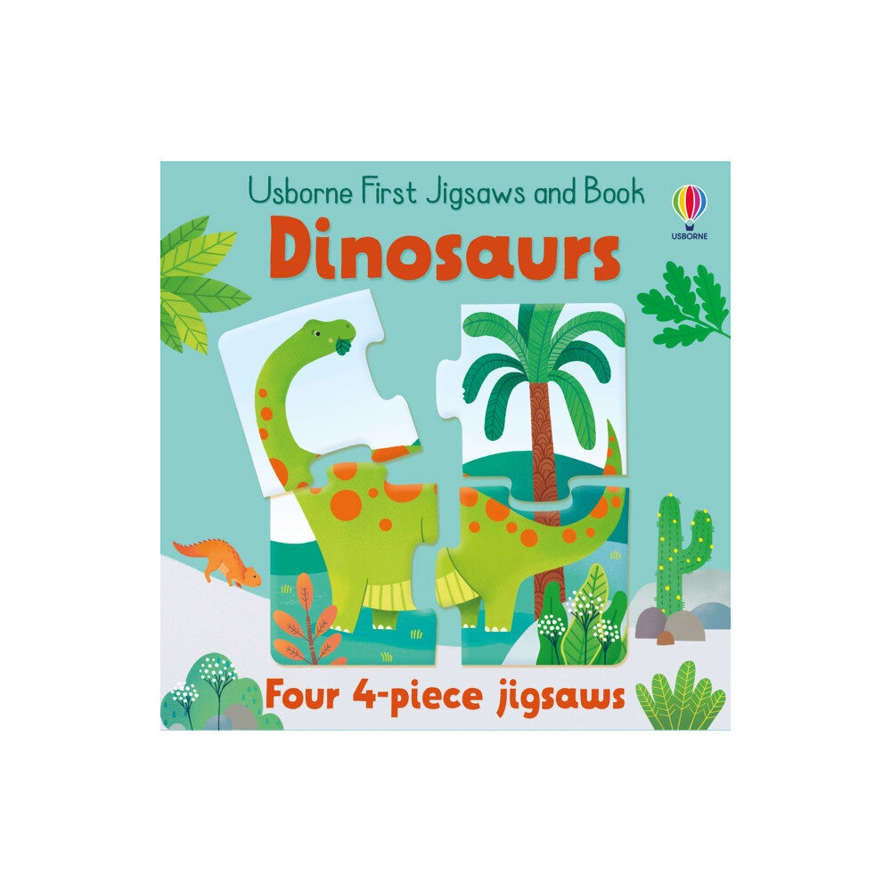 Usborne Publishing Ltd Usborne First Jigsaws And Book: Dinosaurs (häftad, eng)