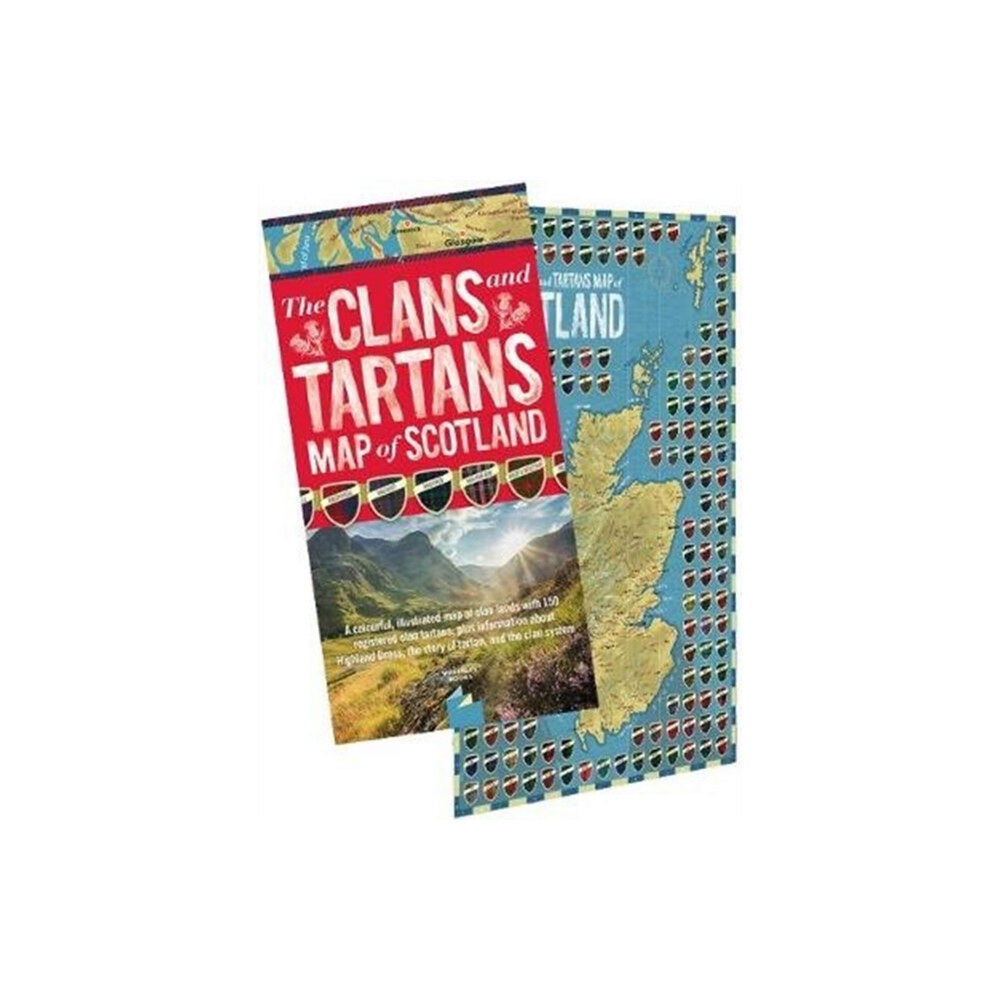 The Gresham Publishing Co. Ltd The Clans and Tartans Map of Scotland