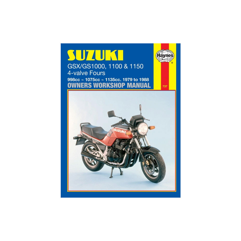 Haynes Publishing Suzuki GS/GSX1000, 1100 & 1150 4-valve Fours (79 - 88) Haynes Repair Manual (häftad, eng)