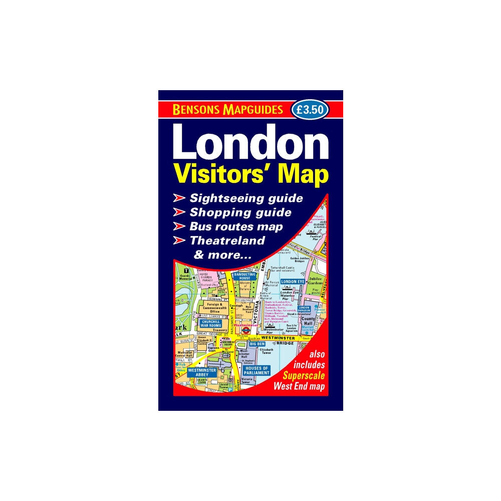 Bensons MapGuides London Visitors' Map