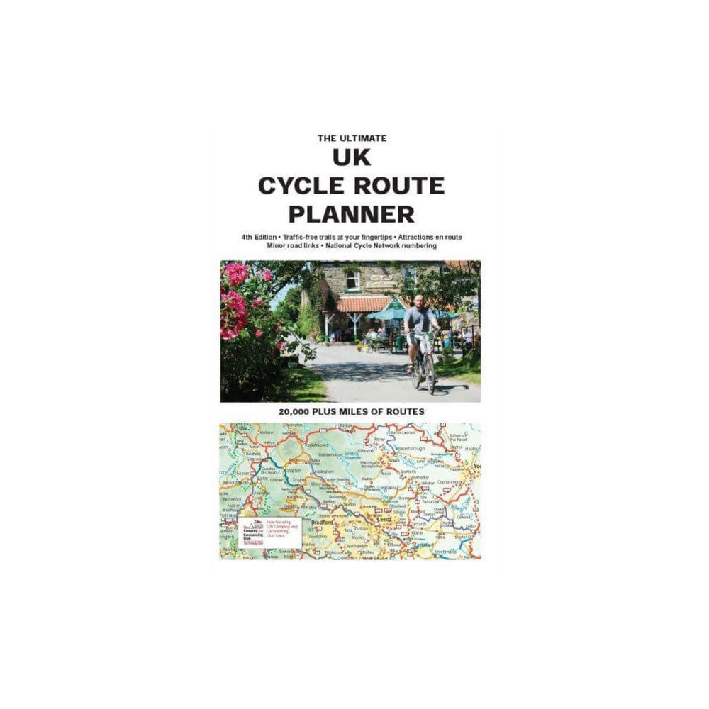 Excellent Books The Ultimate UK Cycle Rout Planner Map