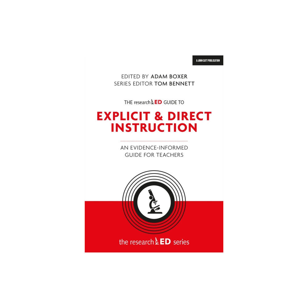 Hodder Education The researchED Guide to Explicit and Direct Instruction (häftad, eng)