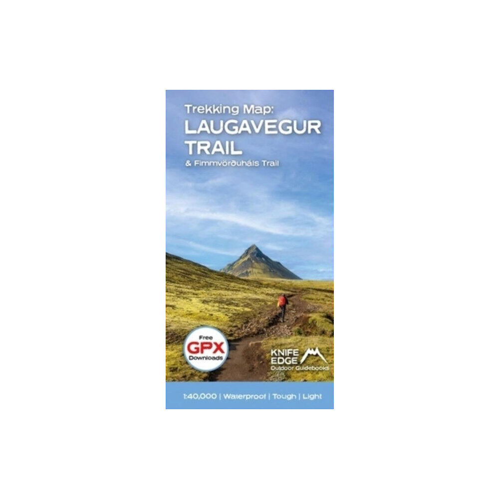 Knife Edge Outdoor Limited Trekking Map: Iceland's Laugavegur Trail (& Fimmvorduhals Trail)