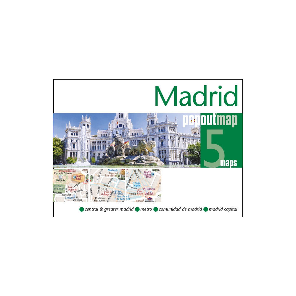 Heartwood Publishing Madrid PopOut Map