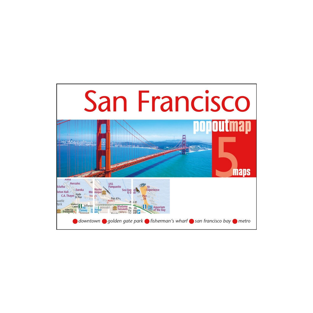 Heartwood Publishing San Francisco PopOut Map