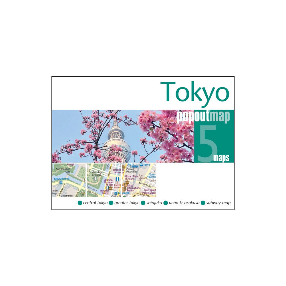 Heartwood Publishing Tokyo PopOut Map