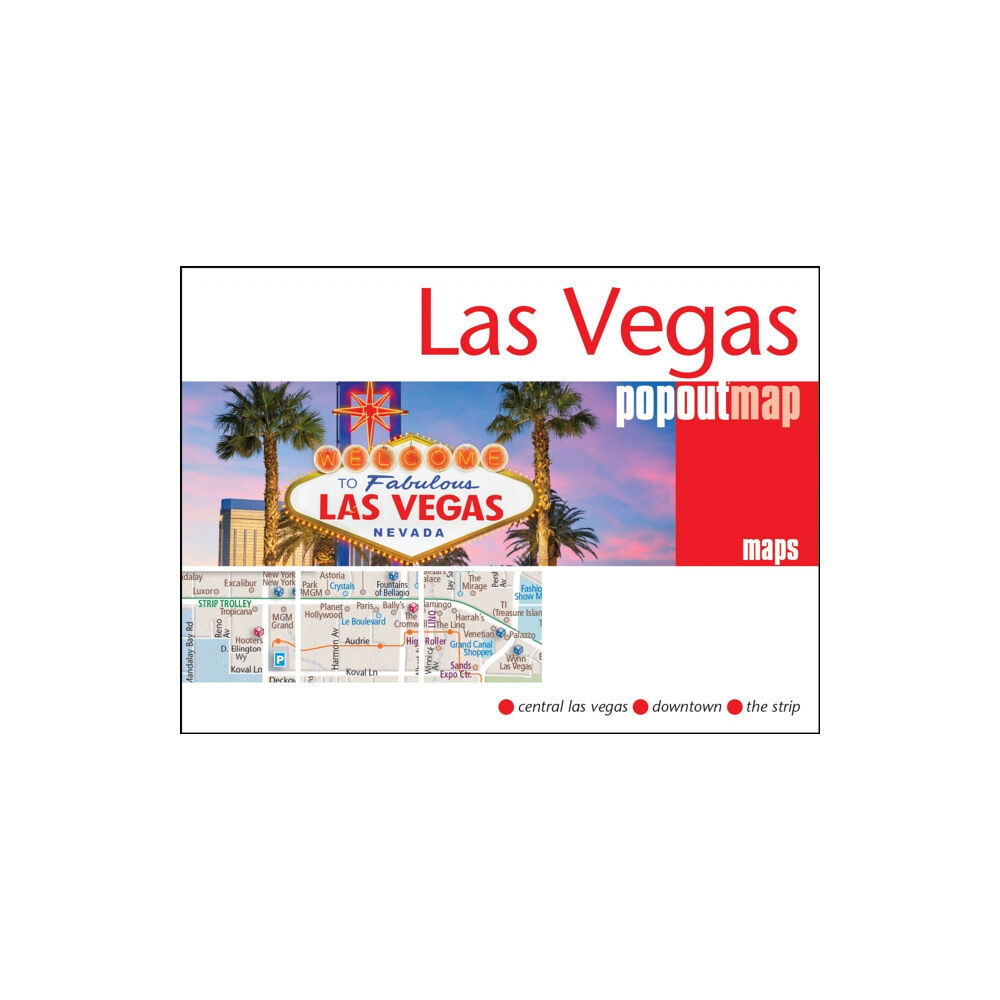 Heartwood Publishing Las Vegas PopOut Map