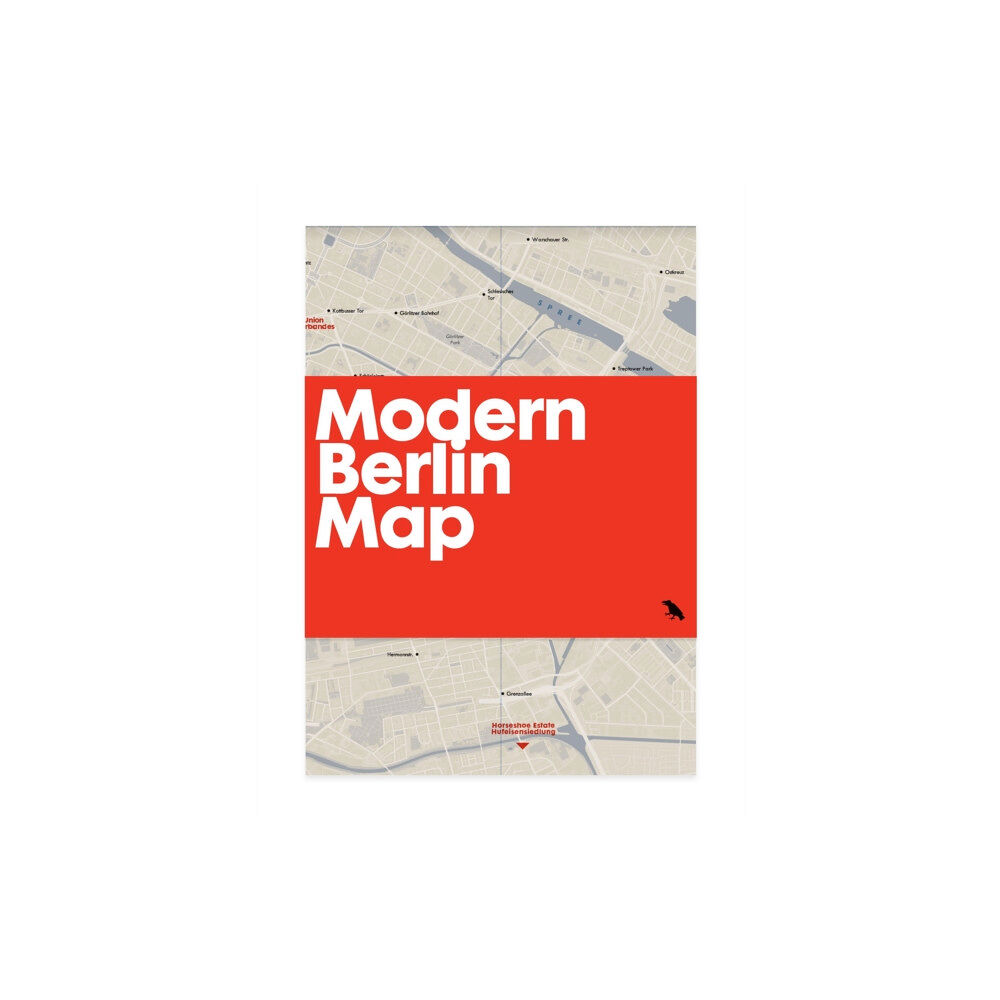 Blue Crow Media Modern Berlin Map