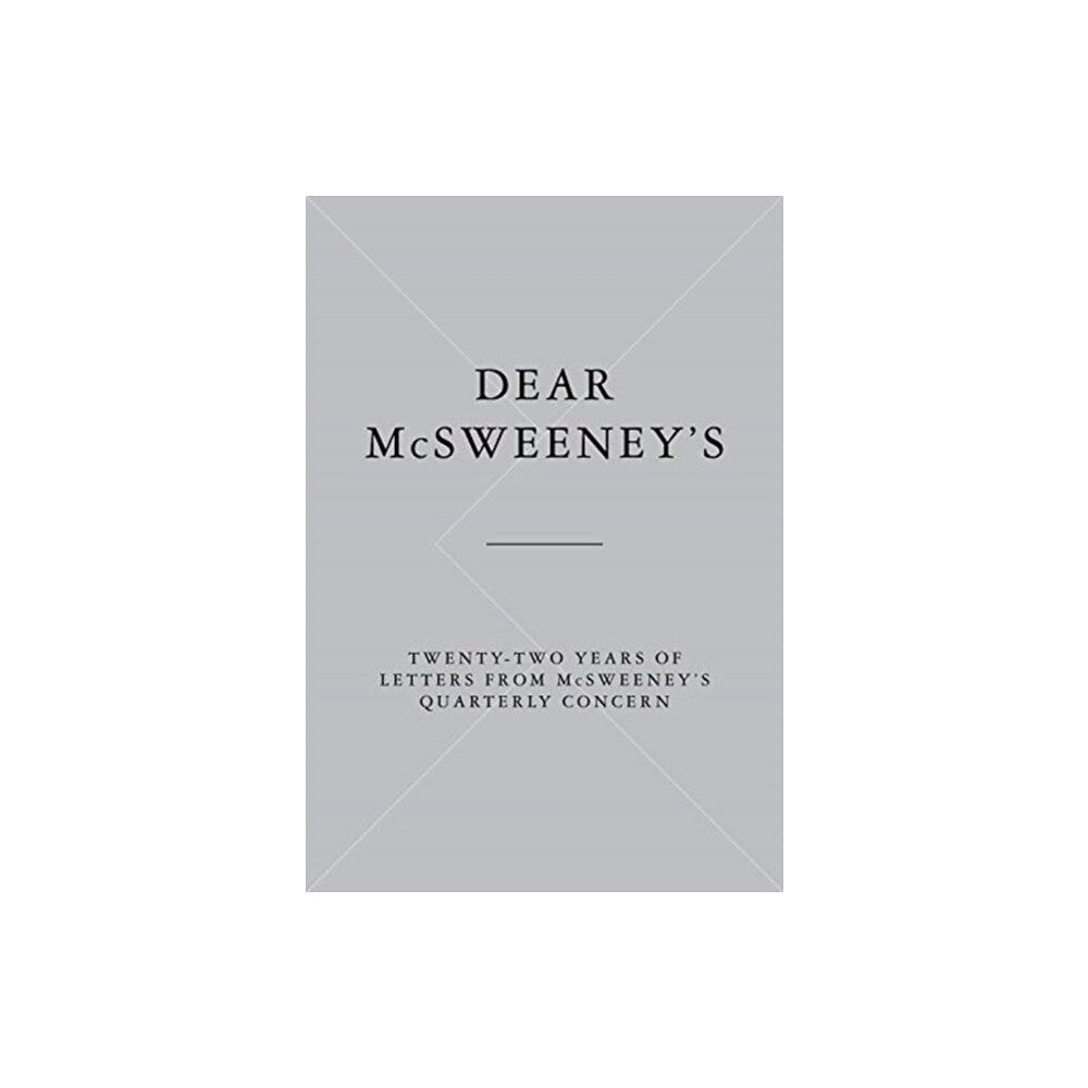 GLOBAL PUBLISHER SERVICES DEAR MCSWEENEYS (häftad, eng)