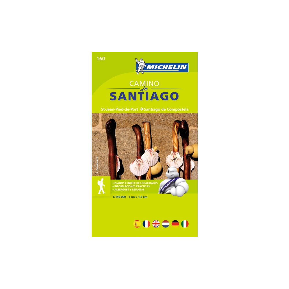 Michelin Editions Des Voyages Camino de Santiago - Zoom Map 160